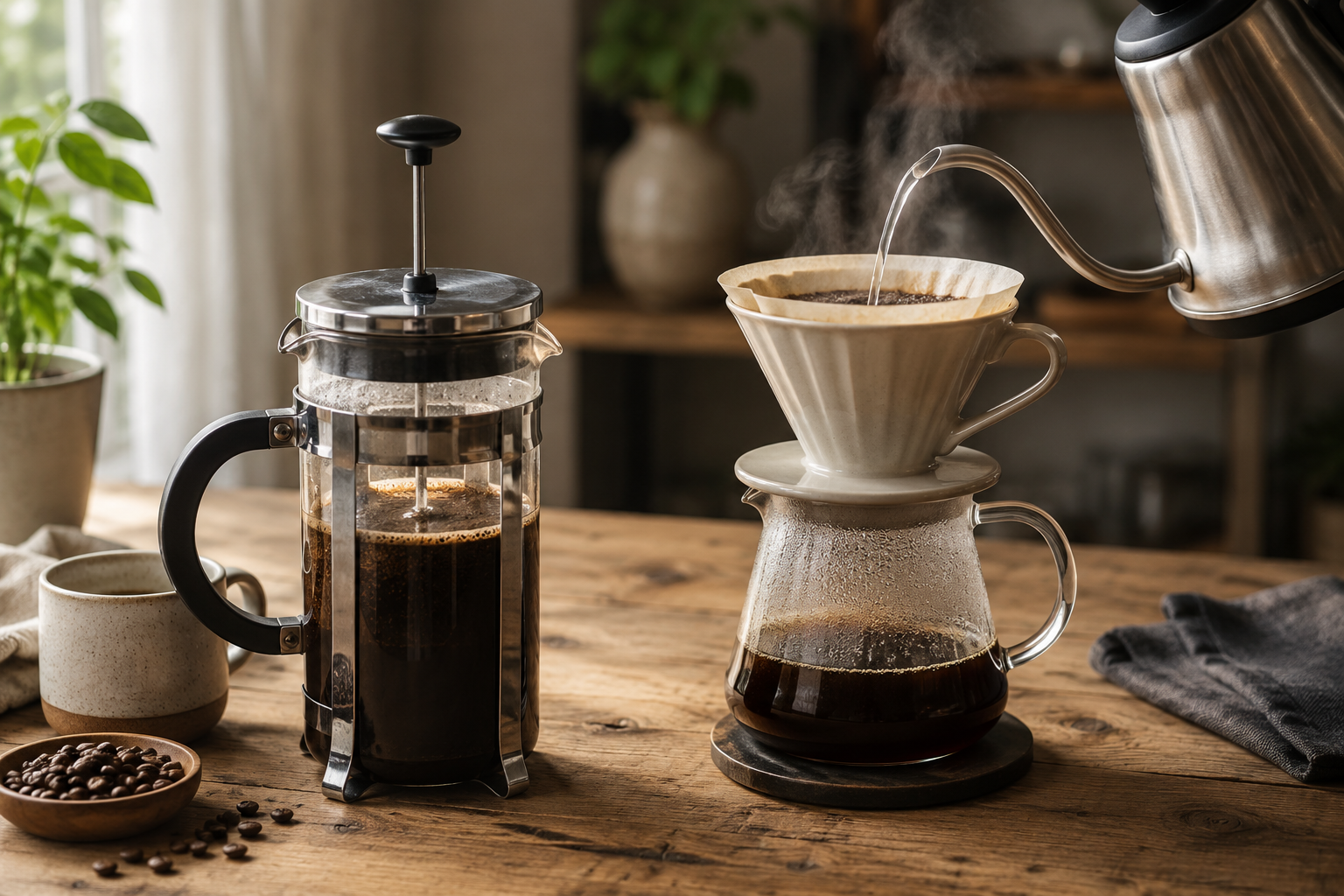 French Press vs. Pour Over: Which Coffee Brewing Method Is Right for You?